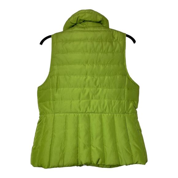 Kenneth Cole Reaction Down Puffer Vest Apple Green  Size Small Womens - Picture 2 of 5